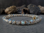 Madagascar Labradorite Necklace: 24K Gold/Silver Accents
