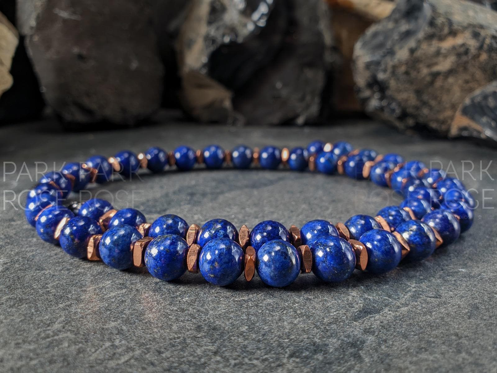 7A Lapis Lazuli Copper Necklace