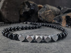 Gibeon Meteorite Necklace: Hypoallergenic Iron Nickel