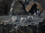Faceted Gibeon Iron Nickel Meteorite Beads (6/8mm)