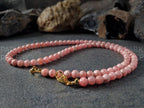 Dainty AAA Argentinian Rhodochrosite Necklace (5mm)