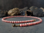 Dainty AAA Argentinian Rhodochrosite Necklace (5mm)