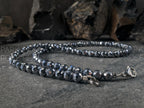 Faceted Terahertz Necklace: Hypoallergenic Stainless Steel Clasp (6mm)
