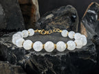 High Grade Untreated AAAA Rainbow Moonstone Bracelet