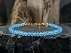 Dainty Faceted Brazil Topaz Bracelet (4mm)