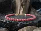 Rhodonite Bracelet or Anklet (4mm)