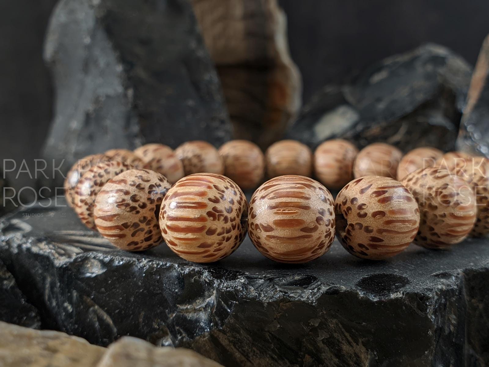 Chunky Coconut Bead Bracelet