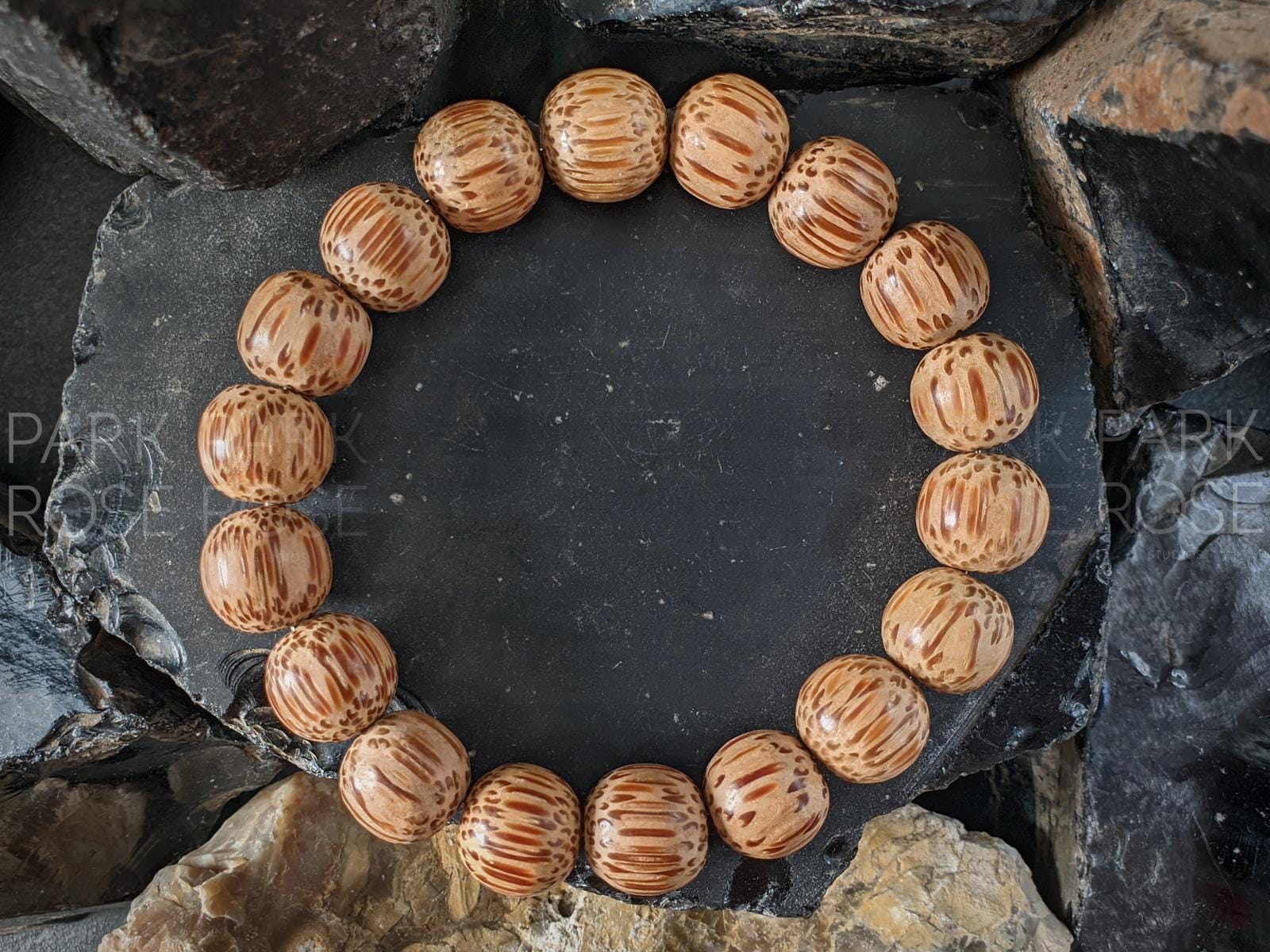 Chunky Coconut Bead Bracelet