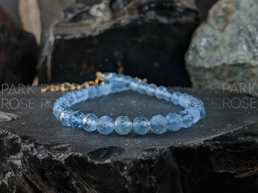 Dainty Santa Maria Aquamarine Bracelet or Anklet