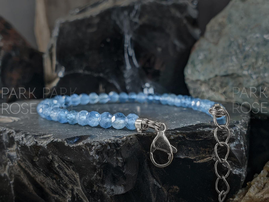Dainty Santa Maria Aquamarine Bracelet or Anklet