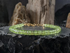 Dainty AAA Peridot Bracelet: