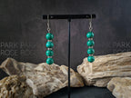 Congo Malachite Gemstone Earrings (8mm)