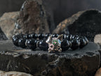 925 Sterling Silver Doggy Sugar Skull Bracelet (8mm)