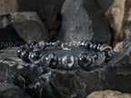 Calico Tourmaline Meteorite Bracelet (8mm)