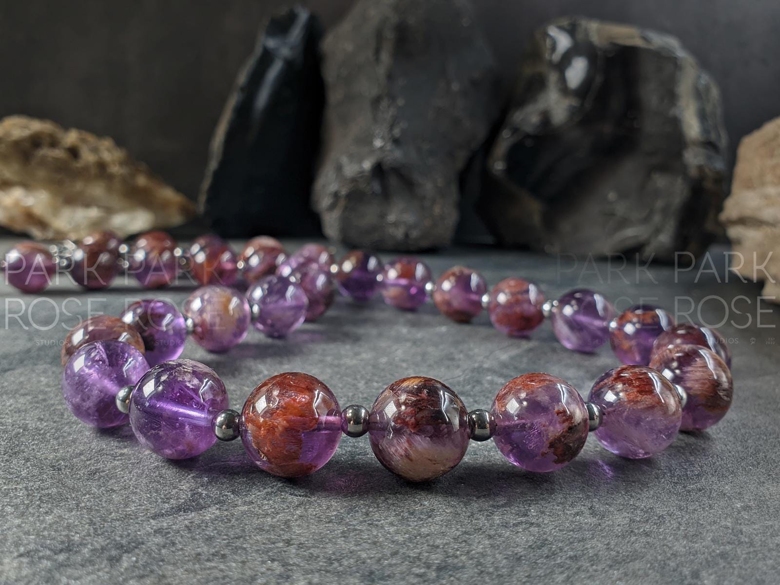 AAA Super Seven Gemstone Necklace (12mm)