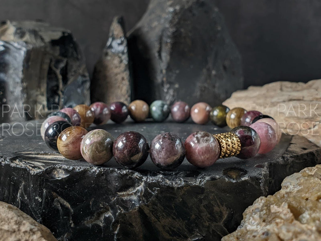 Watermelon Tourmaline Bracelets