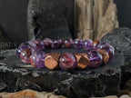Super Seven Copper Bracelet, Auralite 23, Melody Stone (10mm)