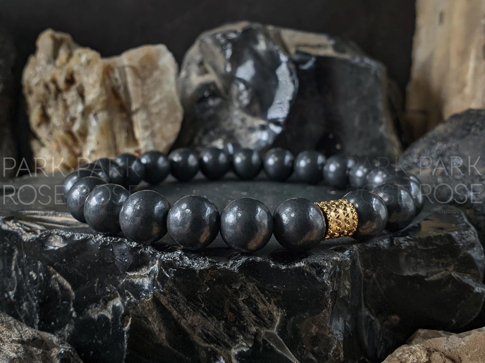 Petrovsky Shungite Bracelet (6mm/8mm)
