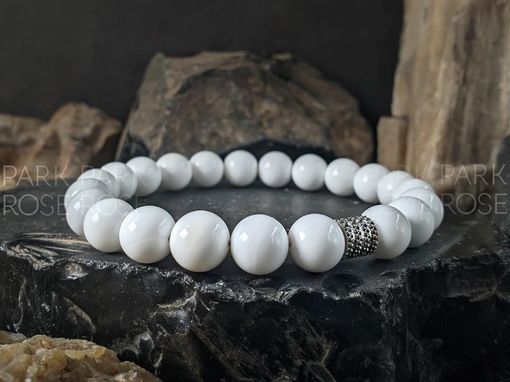 White Coral Beaded Bracelet (6/8/10mm)