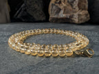 AAA Unheated Brazil Citrine Necklace (6mm)
