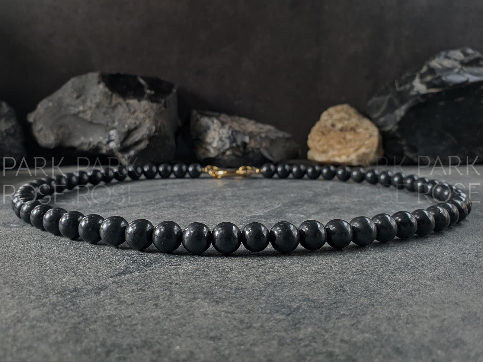 Faith Cross Pendant Shungite Carabiner Necklace