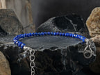 Dainty Faceted Lapis Lazuli Bracelet / Anklet (4mm)