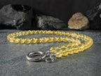 Natural Brazil Citrine Carabiner Necklace