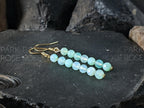 Dainty Faceted Australia Chrysoprase Earrings (4mm)