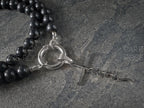 Faith Cross Pendant Shungite Carabiner Necklace