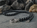 Uruguay Onyx Ankh Carabiner Necklace
