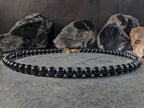 Uruguay Onyx Carabiner Necklace (8mm)