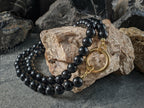 Uruguay Onyx Carabiner Necklace (8mm)