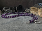 Brazil Dark Amethyst Carabiner Necklace