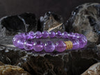 Natural Lavender Amethyst Mala Bracelet (8mm)