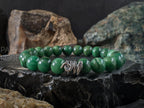 Natural Untreated West African Jade Bracelet (8mm)