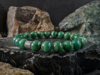 Natural Untreated West African Jade Bracelet (8mm)