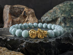 Natural 8mm Untreated Myanmar Jadeite Bracelet