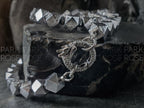 Faceted Gibeon Meteorite Necklace (8mm)