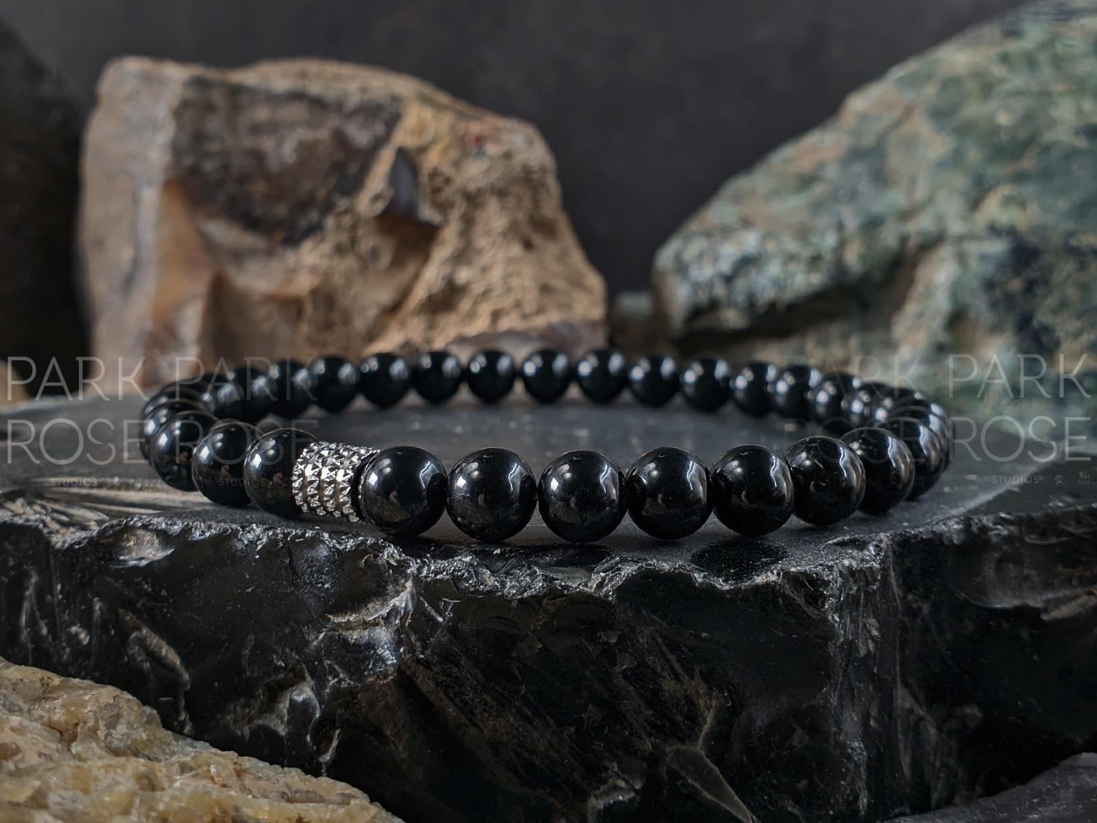 AAA Natural Brazil Black Tourmaline Bracelet (6/8/10/12mm)