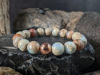 Natural Untreated Aqua Terra Jasper Bracelet (10mm)