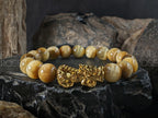 Natural South Africa Golden Tiger's Eye Bracelet (10mm)