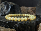 AAA Natural Australia Yellow Opal Bracelet (6mm)