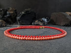 Red & Pink Coral Necklace Stack