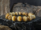 Natural South Africa Golden Tiger's Eye Bracelet (10mm)