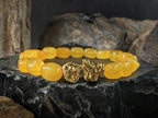 Natural Africa Topaz Jade Nugget Bracelet