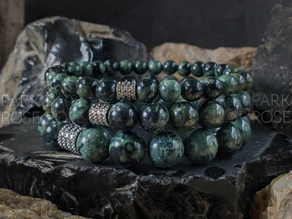 Natural Brazil Kambaba Jasper Bracelet (6/8/10mm)