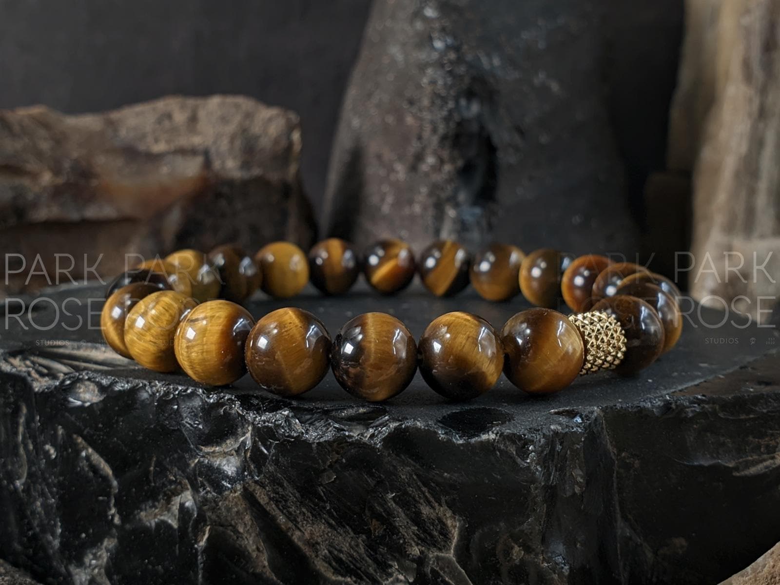 Natural Undyed South Africa Tiger's Eye Bracelet (6/8/10/12mm)