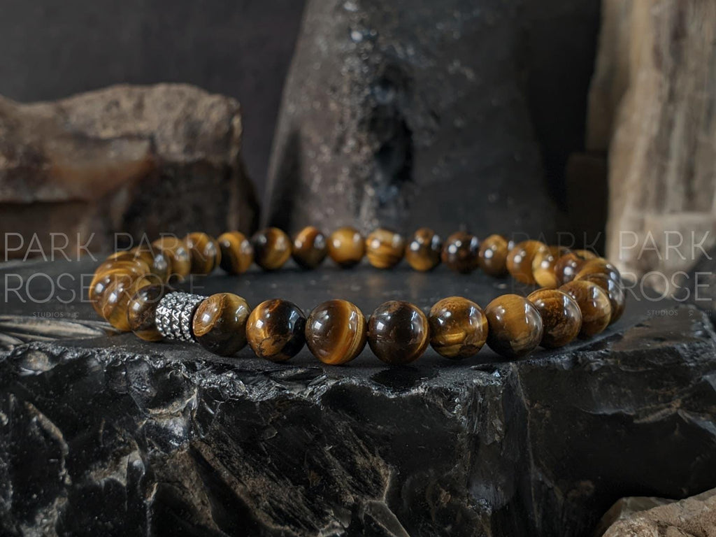 Natural Undyed South Africa Tiger's Eye Bracelet (6/8/10/12mm)