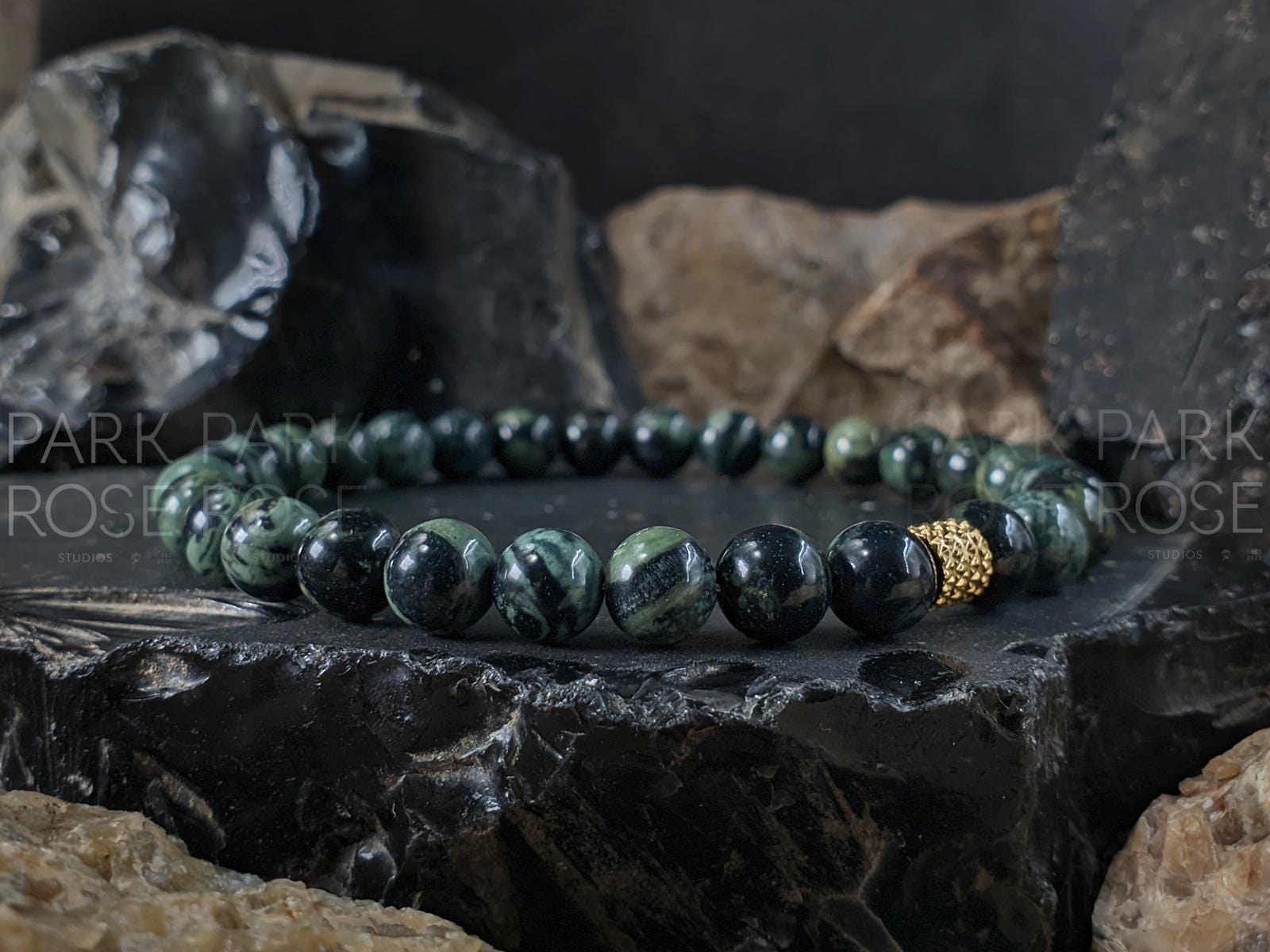 Natural Brazil Kambaba Jasper Bracelet (6/8/10mm)