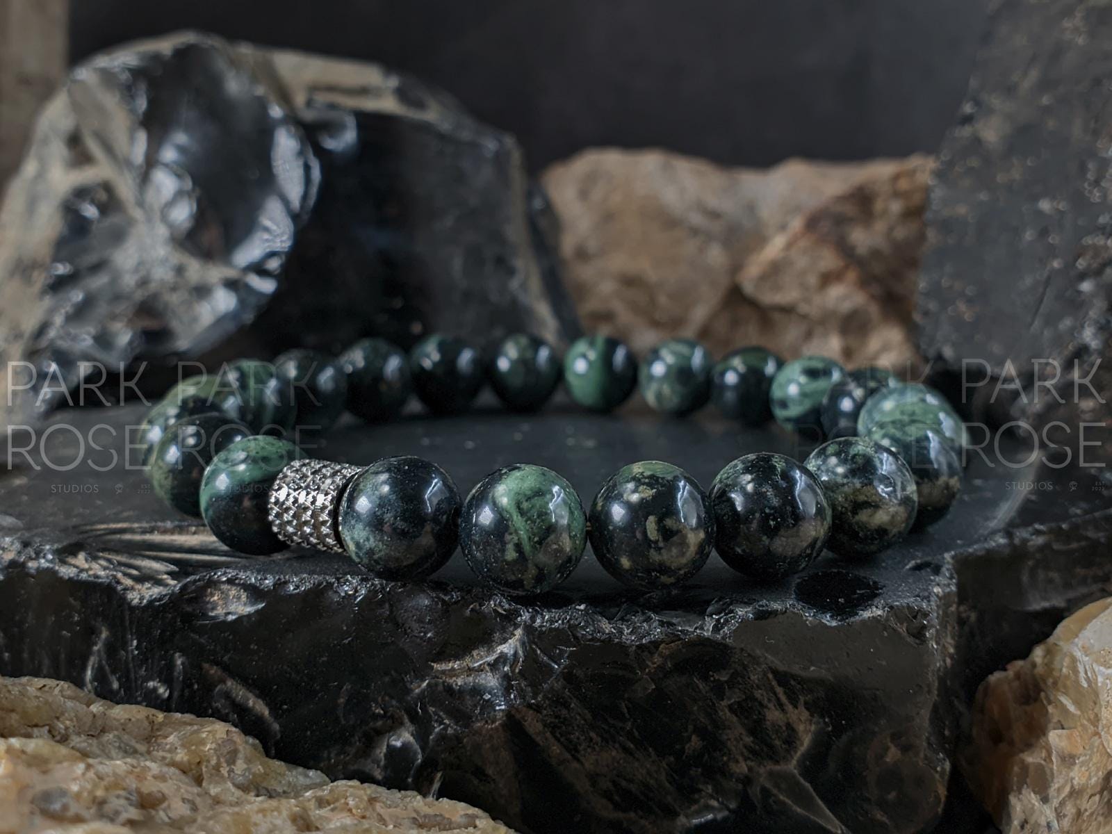 Natural Brazil Kambaba Jasper Bracelet (6/8/10mm)